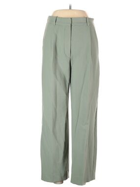 Abercrombie & Fitch Wide-Leg Trousers in Light Sage